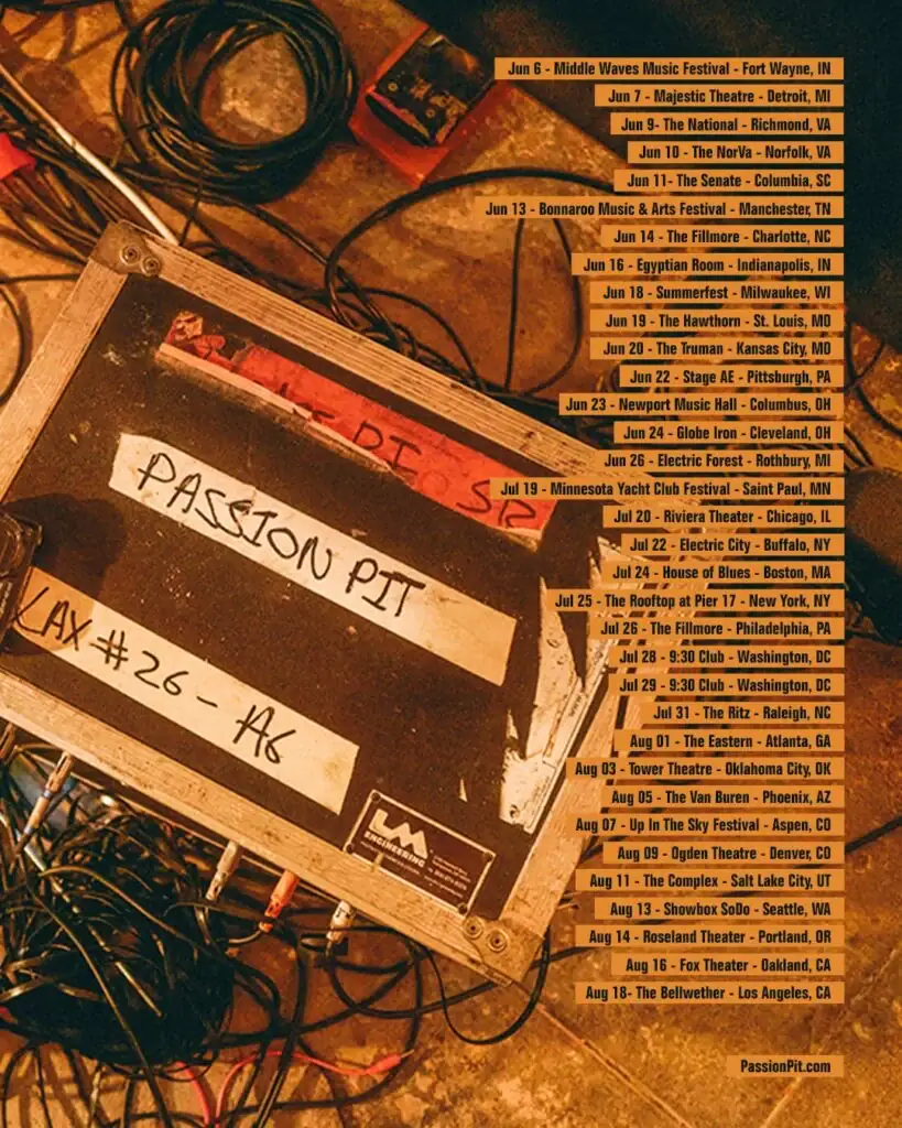 Passion Pit Announce 2026 Tour with Atlanta Date at The Eastern