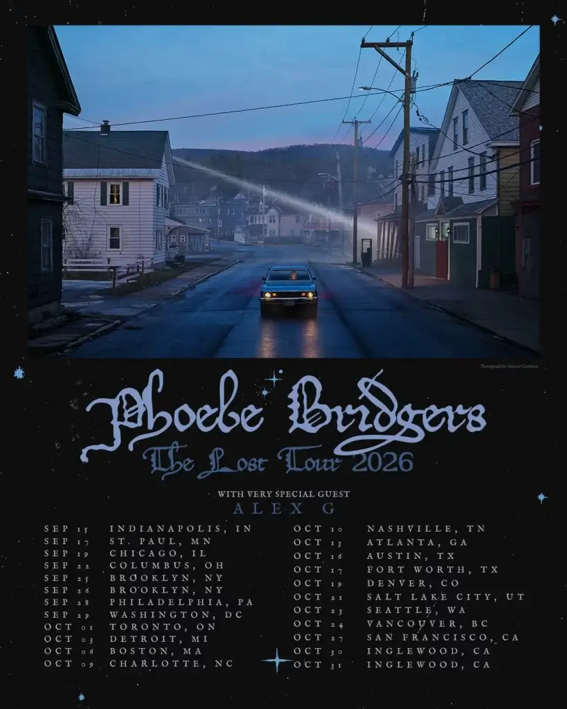 Phoebe Bridgers Announces The Lost Tour 2026 with Atlanta Date at State Farm Arena