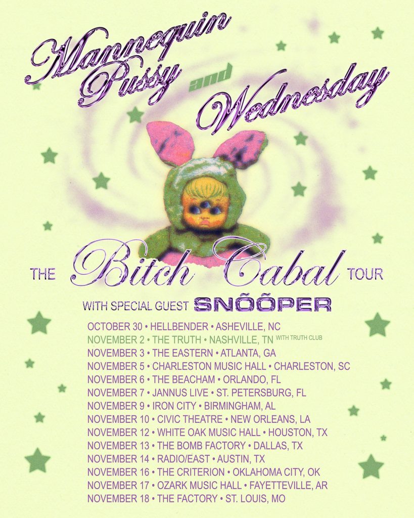 Mannequin Pussy and Wednesday Announce The Bitch Cabal Tour with Atlanta Date at The Eastern