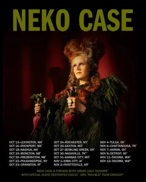 Neko Case Announces 2026 Tour with Chattanooga Date at The Signal